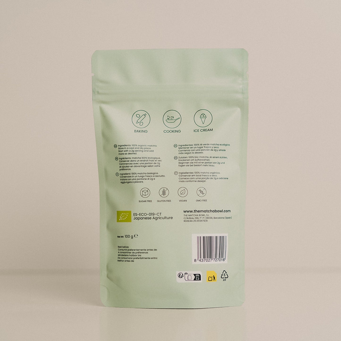 Matcha Orgánico Culinario CULINARY - 100 g